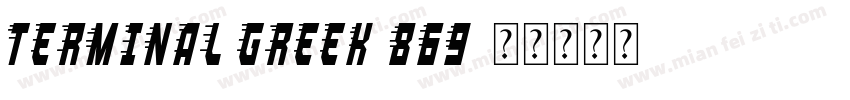 Terminal Greek 869字体转换